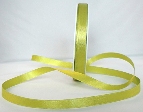 Satinband 25m x 10mm APFELGRÜN - GRÜN Geschenkband DEKOBAND Schleifenband