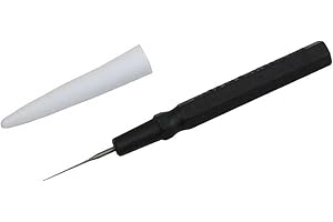 BERGEON - Pique huile d'horloger - Noir - Pointe extra fine - Fabriqué en Suisse - Vénus Diffusion