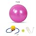 Produktbild YJQQ Yoga-Ball Sport Yoga Bälle Gym Balance Workout   Massageball Mit Pumpe 75 cm Rosa