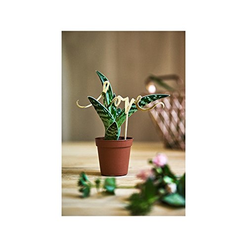 Kuchenaufsatz / Cake Topper / Kuchenstecker „Love“ in gold zur Dekoration Ihres Hochzeitsgebäckes, Kuchen & Torten - 3