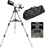También incluye la luna Orion 260 para ayudarle a identificar unas 260 características de la superficie lunar, incluyendo cráteres, cordilleras, "mares" y mucho más.