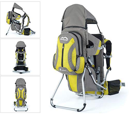 Montis Explore Evolution - Mochila portabebés, hasta 25 kg, 2000 g, color gris y verde