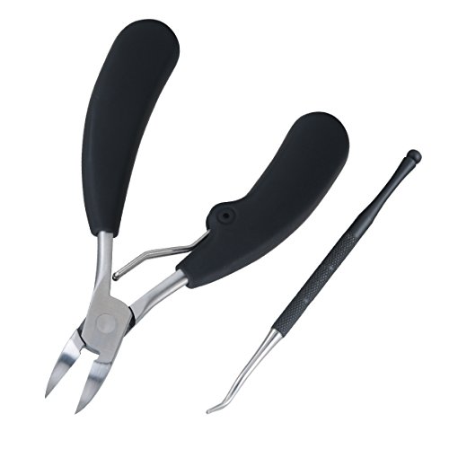Nagelzangen & Excavator Set, Breett Pediküre Maniküre Werkzeug Für Dicke Eingewachsene Nägel Mit Box