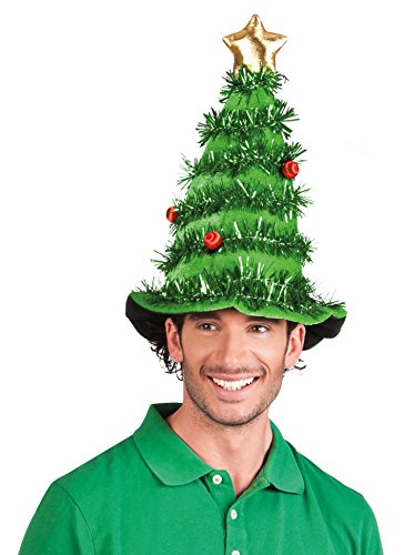 Preisvergleich Produktbild Boland 13406 - Erwachsenenhut Weihnachtsbaum, Einheitsgröße, grün