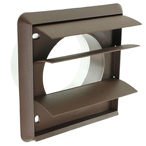 Spares2go Exterior Wall Venting Kit for Stoves Cooker Hoods (Brown, 4" / 102mm) Buy Online in