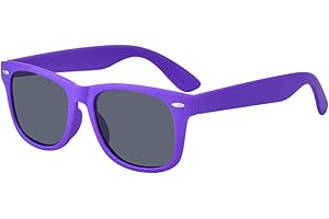 ALWAYSUV Dziecięce polaryzacyjne okulary przeciwsłoneczne z ochroną przed promieniowaniem UV, modne, wygodne okulary przeciwsłoneczne dla chłopców i dziewczynek, w wieku 3-10 lat