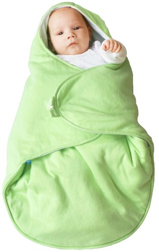 Wallaboo Baby Blanket Coco - For Car seat and Travel - 100% Pure Cotton - 90 X70 cm - For Babies from Newborn - Green