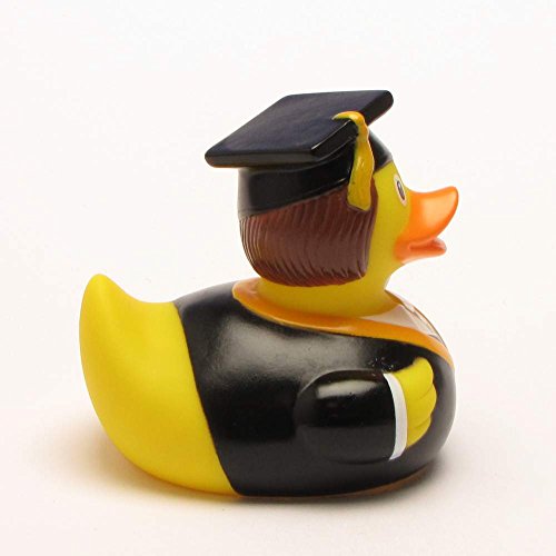 DUCKSHOP | Akademiker Badeente | Quietscheente | L: 7,5 cm - 3