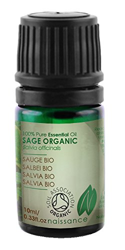 Bio Salbei - 100% naturreines ätherisches Öl - Organisch zertifiziert - 10ml