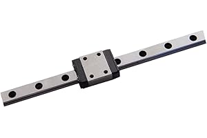 KGTCN Guía lineal en miniatura MGN7C 70 mm de longitud de acero para rodamientos, riel lineal con 1 pieza MGN7C rodamiento bloque deslizante, para impresoras 3D y CNC XYZ