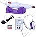Elite99 220-240V 10W UK PLUG Fast Acrylic Electric Nail Drill Polishing Manicure Pedicure Buffing Nail Art Tool Kit File Bits White Machine DIY Salon Set