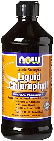 Now Foods Chlorophyll Liquid Natural Mint Flavour Vegetarian - 473ml