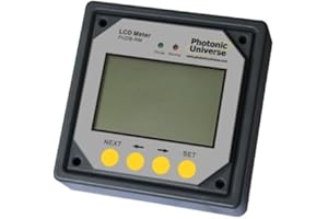 Remote LCD meter/display for 10A and 20A Photonic Universe dual battery solar charge controller (with 10m cable)