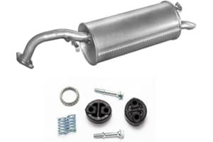 POLMOSTROW Yaris ENDSCHALLDà„MPFER AUSPUFF ENDTOPF + MONTAGESATZ