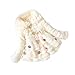 Arrowhunt Baby Girls Faux Fur Flower Pearl Winter Warm Coat Snowsuits Yellow