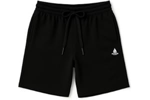 NavyBlue Yacht - Pantaloncini Uomo in Cotone Jersey. Bermuda Corto Estivo in 100% Cotone Fresco e Leggero. Taglie Oversize