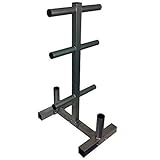 Evinco Commercial Olympic Weight Plate Tree Rack Stand for 2