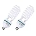 Produktbild Amzdeal Fotolampe 2x135W Energiesparlampe E27 Birne für Fotostudio Studiobeleuchtung Fotoleiste Weniger Wärme