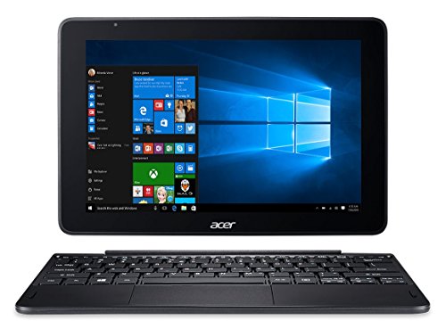 Acer S1003- Ordenador Portátil 2 en 1 Táctil (Intel Atom x5-Z8300, 2 GB RAM, eMMC 32 GB, Intel HD Graphics, Windows 10); Negro - Teclado QWERTY Español