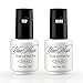 Yaoshun Top Coat Base Coat UV LED Gel Nail Polish Soak Off Nail Lacquer Nail Kits Shiny Manicure Clear Color 8ml