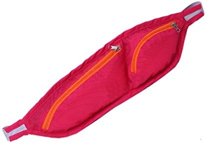 Multi - Functional Belt Waterproof Running Sports Pockets Anti - Theft Personal Mobile Phone Leisure Men And Women Outdoor Pockets (red)