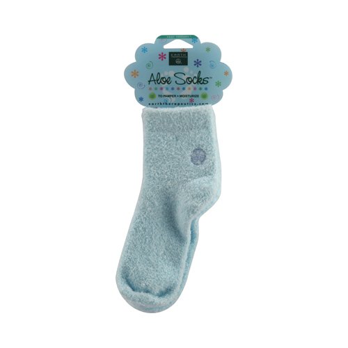 Earth Therapeutics Foot Therapy Blue Aloe Infused Socks 221774