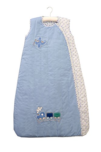 Slumbersac Summer Baby Sleeping Bag 1 Tog - Planes and Trains - 6-18 months/90cm