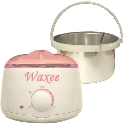 Wax heater with inner container for hard film wax (discs or pellets) 100W with THERMOSTAT!