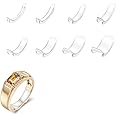 Pack of 8 ring reducers, invisible, ring sizer, silicone ring reduction ...