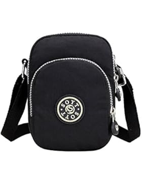 Umhängetaschen Damenmode, Sunday Wasserdichtes Nylon Druck Reißverschluss Crossbody Handtasche Frauen Fashion...