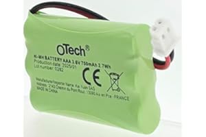 Otech Batterie Electrostimulation pour SLENDERTONE Ceinture Fitness