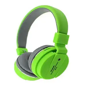 Big Dog Sh12 Bluetooth Headphones with FM and SD Card Slo (Green)