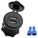 Produktbild HaiMa Cs-526A1 Universal Dual USB Ports Power Supply Device Car Charger-Black