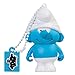Produktbild Tribe Die Schlümpfe Tollpatsch Schlumpf USB Stick 8 GB Speicherstick 2.0 High Speed Pendrive Memory Stick Flash Drive, Lustige Geschenke 3D Figur, USB Gadget aus Hart-PVC mit Schlüsselanhänger – Blau