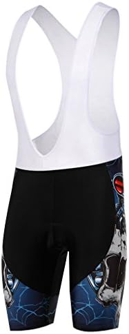 TeyxoCo New Men Car Skull Cycling Bid Padded Shorts S