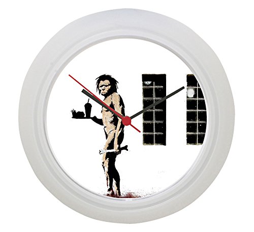 Preisvergleich Produktbild Apeman Banksy inspiriert Wanduhr