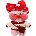 Produktbild Johannas Hyaluronsäure Blush Kleine Rosa Ente Plüsch Stofftiere Puppen Figur Spielzeug Geburtstag Lalafanfan Café Mini Gelbe Ente Rosa Wange 11,8 Zoll Modell 5