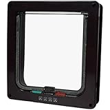 feigu Katzenklappe Tür 4-Wege-abschließbar