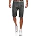Produktbild Cargo Shorts Herren Chino Kurze Hose Sommer Bermuda Sport Jogging Training Stretch Shorts Fitness Vintage Regular Fit Sweatpants Baumwolle Qmber Lose lässige Hose Mehreren Taschen Braun(Gray,32)