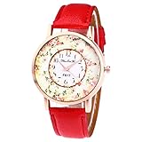 Damen Mode Casual Lederband Analoge Quarz Uhr YunYoud schöne günstige taschenuhr digitaluhr billige modische Elegante luxusuhren hochwertige titanuhren pendeluhr