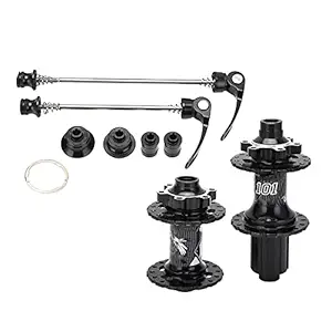 Bike 32 Holes Hub Bearing, Mountain Bike Hub Bearing Long Service Life Low Friction Sealing Aluminum Alloy Material for Bike