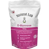 D-Mannose Tablets | 750mg Strength | Clears Cystitis & Urinary Infections | Supports Urinary Tract Health | Cystitis Treatment | Instant Relief | Allergen Free | 60 Vegan Tablets | UK Manufactured