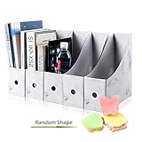 📌【Pequeño Regalo】: cada caja de almacenaje viene con una etiqueta para la clasificación de la marca. Ideal para etiquetar y dividir tus archivos, revistas, periódicos, cosméticos.También le enviaremos una nota adhesiva como regalo.