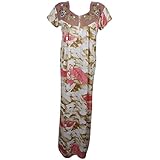 Indiatrendzs Women Nighty Hosiery Summer Maxi Nightwear Night Gown (Chest 42)