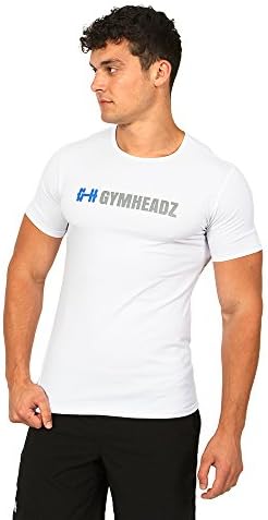 Gymheadz Ikon T-Shirt - Grey (Medium, White)