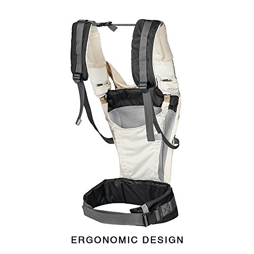 Rakuka Embrace Babytrage mit schützender Schlafkappe, Perfekt für Winter, Unisex, Babybauchtrage für Vater und Mutter, Tasche für Windel, Geeignet für Bauch-, Rücken- und Hüfttrage - 2