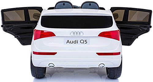 simron Audi Q5 Quattro SUV Elektro Kinderauto Kinderfahrzeug Ride-On 12V Kinder Elektroauto -weiss-