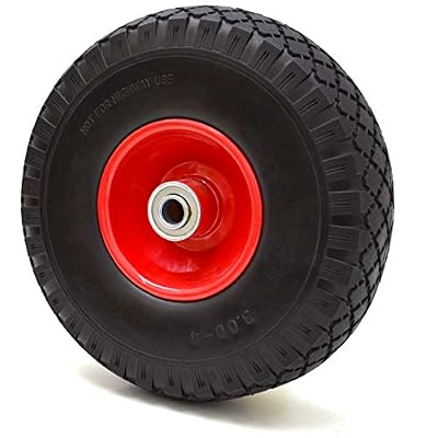 eyepower Roue pleine de polyuréthane 3.00-4 250x70 remplacement pour brouettes