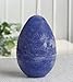 Produktbild Rustik-Eikerze, durchgefärbt, mittel, ca. 9 x 6 cm, blau