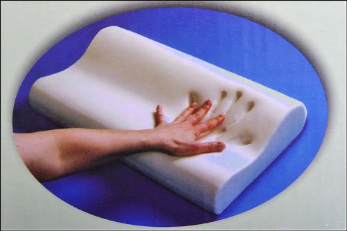 Orthopädisches Nackenkissen aus Formschaum – Memory Kopfkissen inkl. Bezug - 2